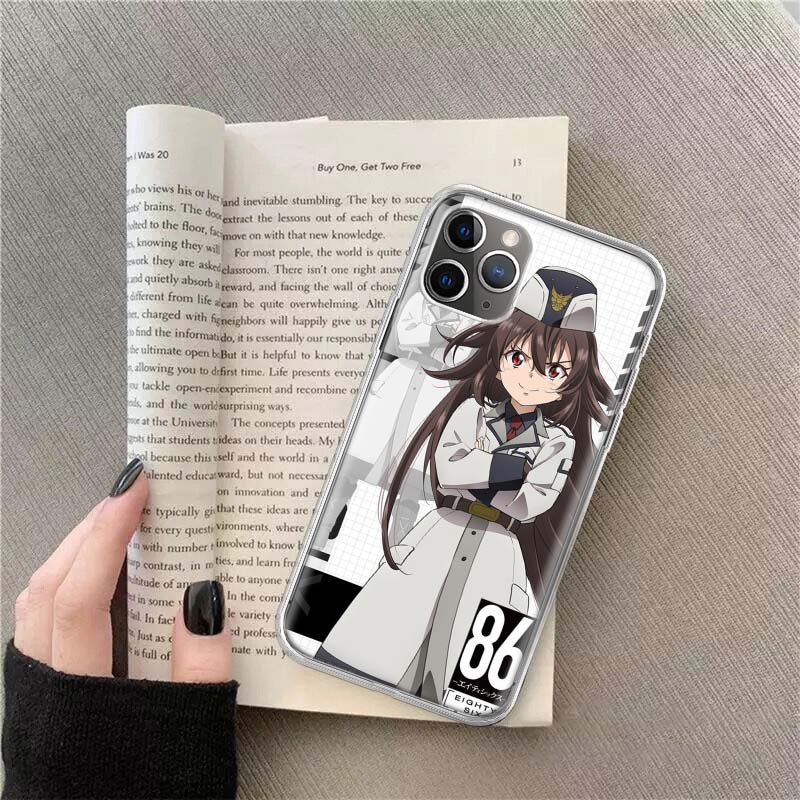 

86 Eighty Six Anime Phone For Apple Iphone 12 13 Mini 15 Pro Max 11 Pro 14 Plus 16 Pro Max 16E Case Shell Cover Clear TPU Prote iPhone 13