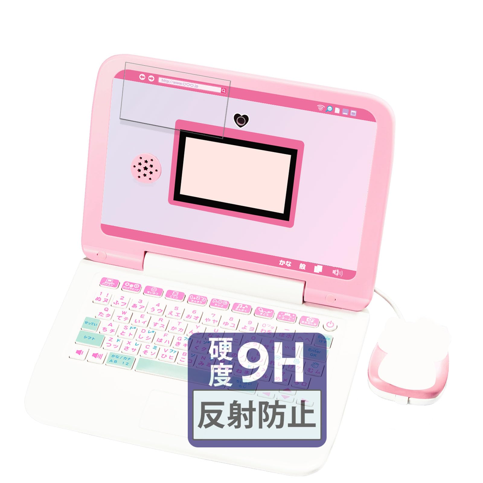 FILMEXT Каваи Камера и Мышь Пленка-накладка Персонажи Sanrio Защитная пленка для экрана ПК, Сделано в Японии, Твердость 9H (Эквивалентно закаленному стеклу),