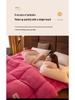 Double-Sided Lambswool Fleece Quilt: Thick, Warm Comforter for Winter, Spring, and Autumn