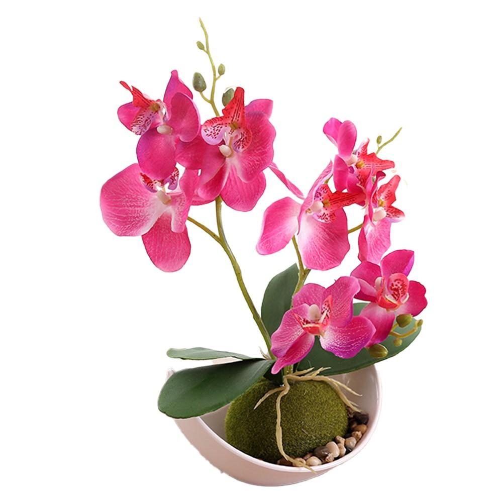 Artificial Orchid Plant Potted Flower Decoration Event Decoration