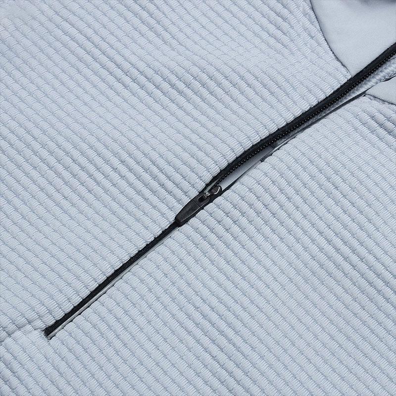 Fila Solid Color Polo Collar Golf Elite Long Sleeve T-Shirt Men Tops Medium-Gray A11M345210F-GY