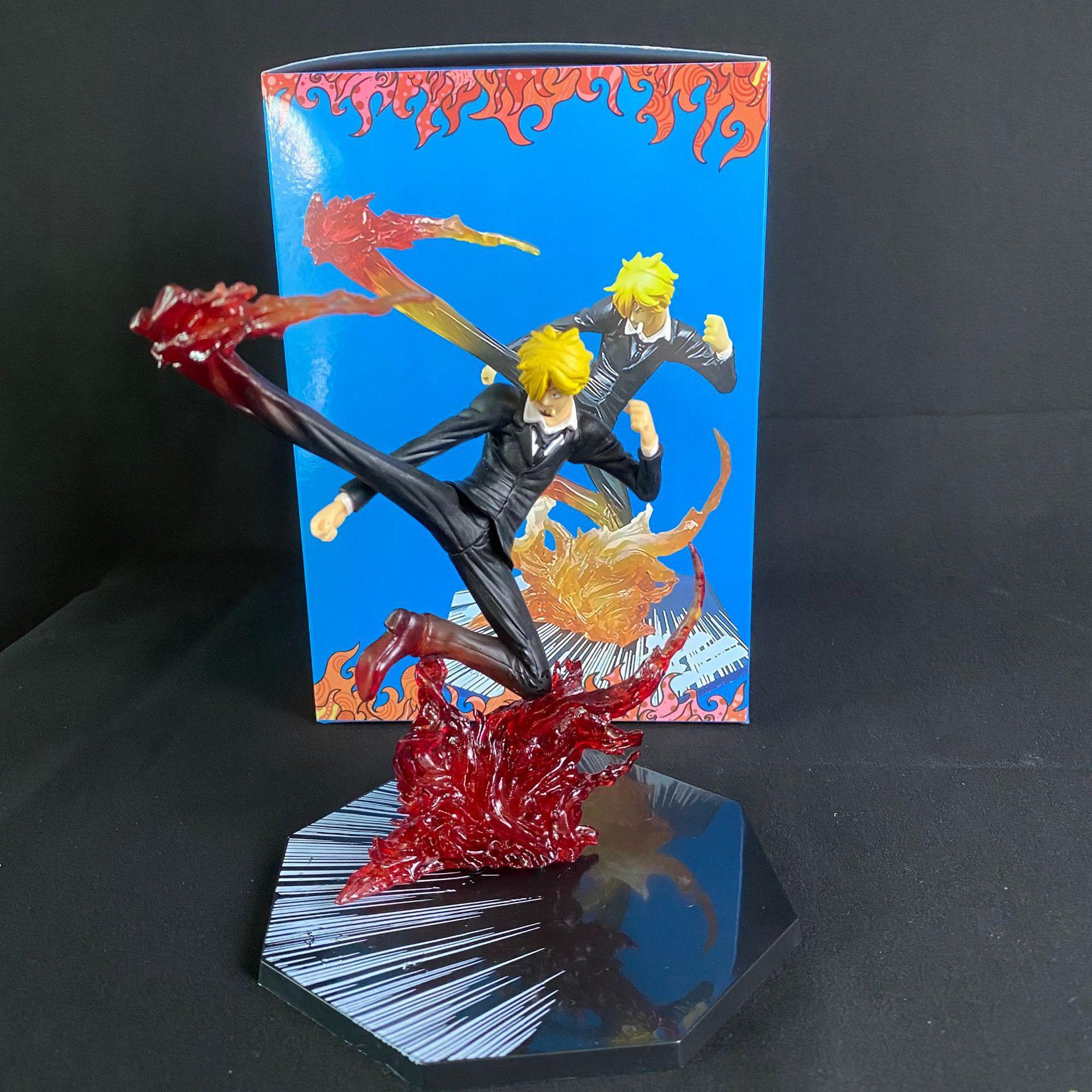 Аниме-фигурка One Piece: Луффи, Эйс, Зоро и Санджи Kick Sanji, Boxed