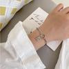 Lucky Tag Patchwork Irregular Style Bracelet - Niche Design, Neutral and Simple Wristband