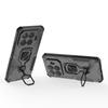 KEYSION Shockproof Armor Case for Xiaomi 15T Pro Silicone+PC Upright Metal Live Ring Stand Phone Cover for Xiaomi 15T 15T Pro 5G