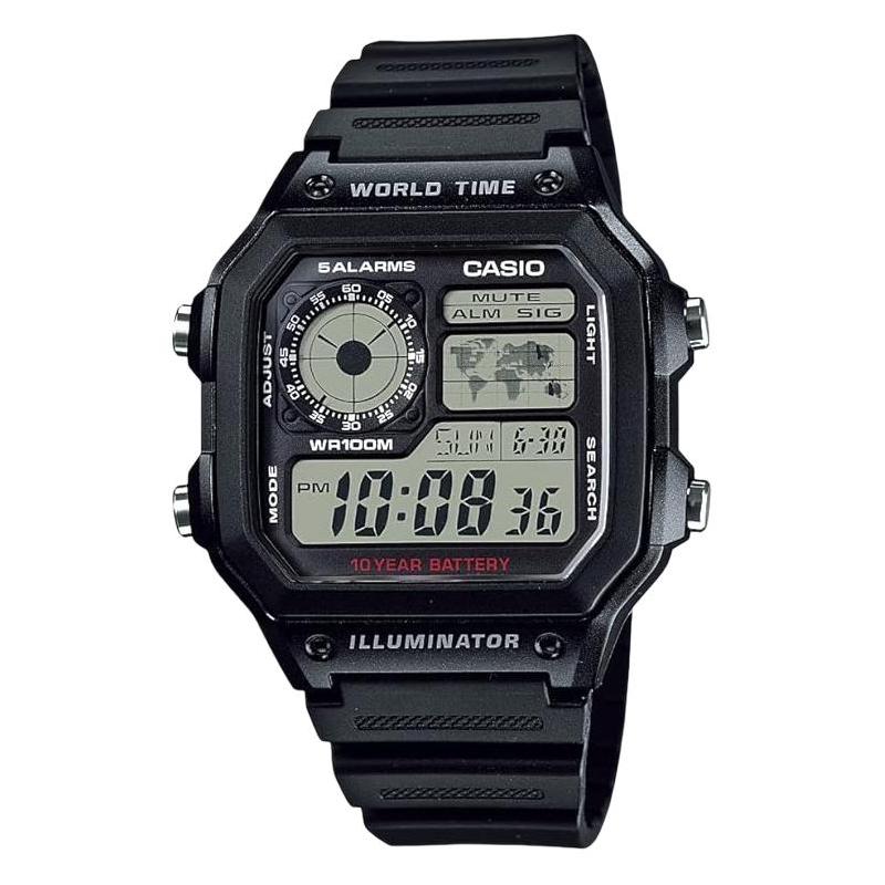 CASIO Customized watch modified series Quartz resin Steel Strap men and women same style gold dial AE-1200WH-1AVD(Team1078-GaiZhuang-AnJin)