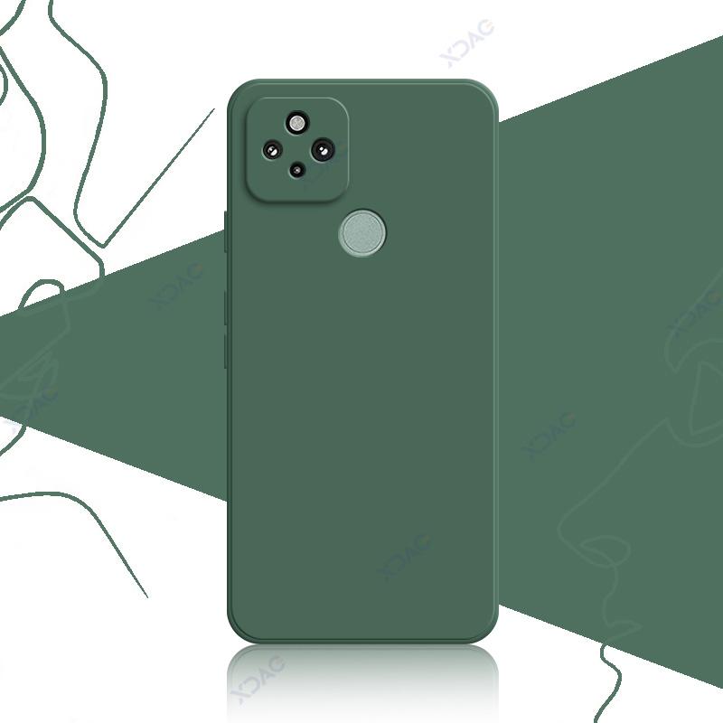 

Роскошные квадратные жидкие силиконовые чехлы для Google Pixel 5 A 5A Pixel5 5G Global 360 мягкие чехлы для телефонов с защитой от падения Pixel 5 армия зеленый