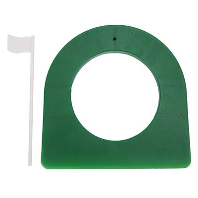 Plastikowa tarcza do puttingu z flagą do ćwiczeń golfa, indoorowy trener