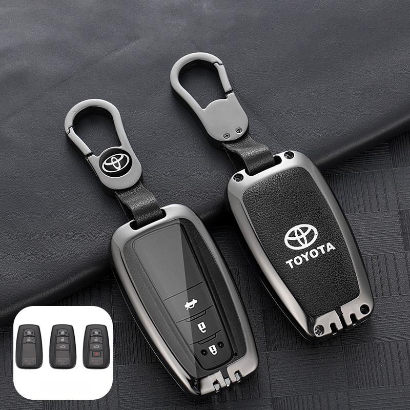 Car Key Case For Toyota 86 Camry Corolla Crown Highlander Rav4 Alphard Vellfire Venza Yaris Prado Hilux Fortuner Land Cruiser