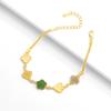 Hetian Jade Peach Heart Bracelet: S925 Silver Inlaid, Multi-Treasure Design - Elegant Women's Fashion Gift