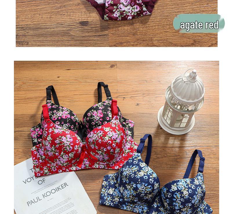 Wireless Large Size Fashion Adjustable Underwire Bra for Women