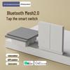 Smart Switch Panel Mesh2.0: Wireless Remote Four-way Dual Control, Pre-connected To Mijia App
