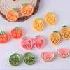 Set da 7 Pezzi Mini Piatto Frutta Cartone Animato Carino, Magnete per Frigorifero, Decorazione per Cucina e Ufficio
