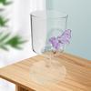 Shangqi Cartoon Purple Butterfly Stemmed Glass