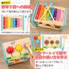 Smiim Educational Toy for 1, 2, and 3 Year Olds: Montessori Style, Shape Sorting, Hammer Toy, Wooden, Xylophone, Sound-Making, Finger Training, Concen