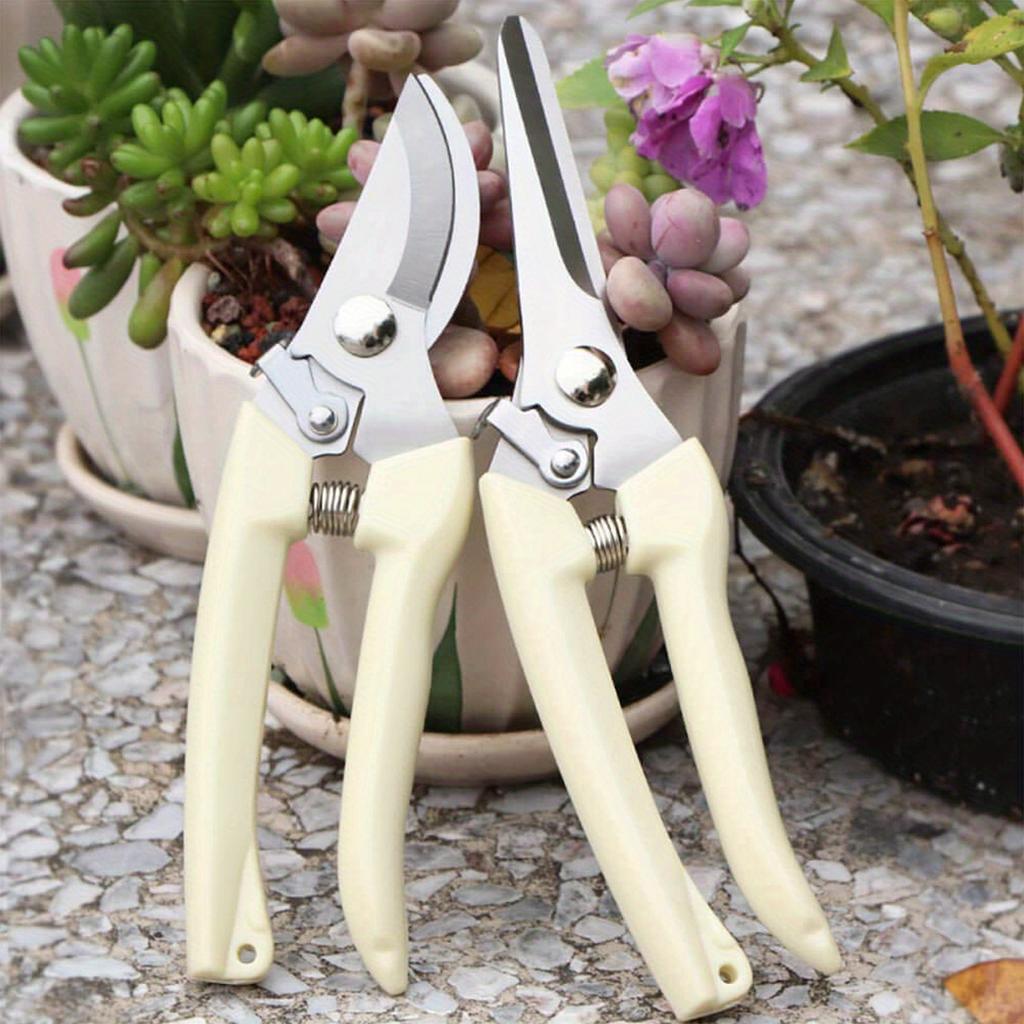 1pc/2pcs Garden Pruning Shears Set Sharp Blades For Cutting Flowers, Trimming Plants, Bonsai & Fruits Picking