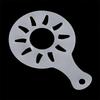 16pcs Kitchen Cake Latte Coffee Art Stencils Foam Tool Cappuccino Decorating