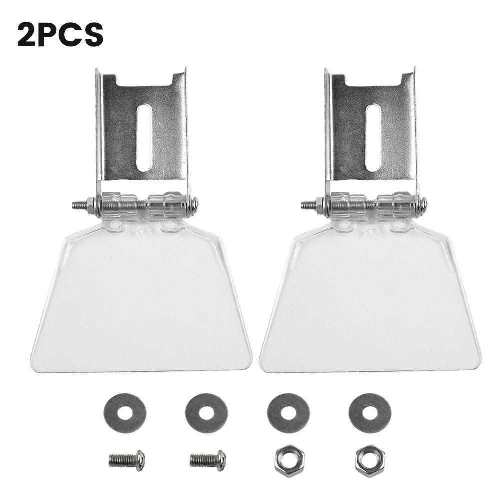 2pcs Eye Protection Replacement Stainless Steel ABS Material