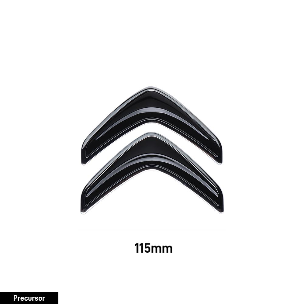 100/115mm Auto Motorhaube Frontgrill Heckklappe Emblem Abzeichen Aufkleber Zubehör für Citroen C4 Berlingo C3 Aircross C5 Aircross C5X C4L VTS