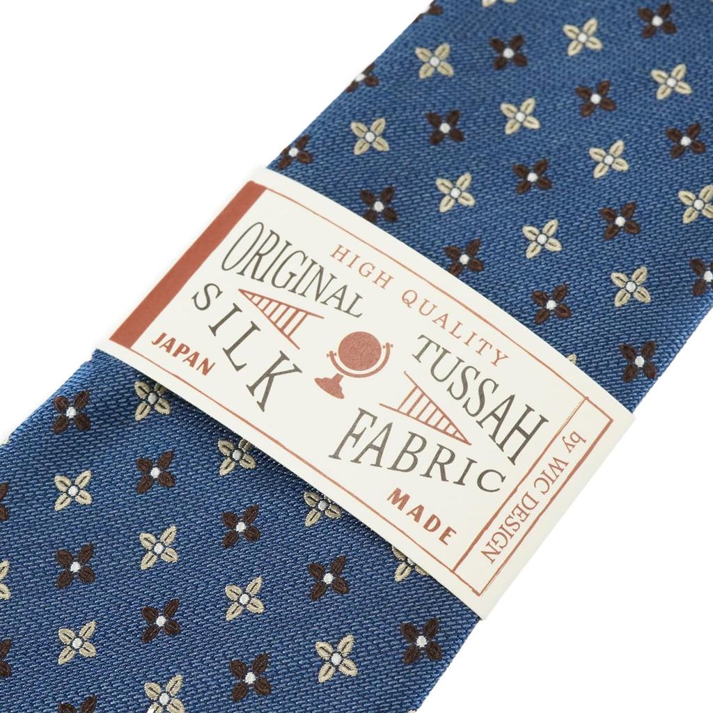 [WIC DESIGN  TUSSAH SILK (Tussah Silk) Small Pattern Tie]