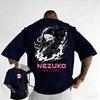 Plus Size Demon Slayer Summer Anime Printed Men and Women Tshirt Casual Parent Child Top Fashion Cotton Street Harajuku Y2K