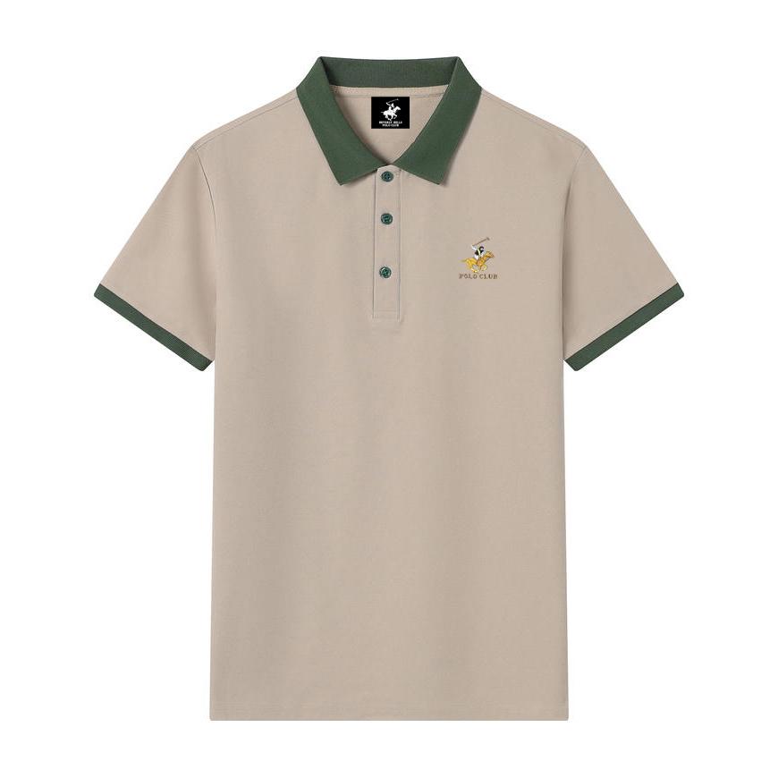 

POLO CLUB 2025 Літнє чоловіче поло з вишивкою нового поні, однотонне, вільного крою, швидковисихаюче, ділове кежуал 2XL