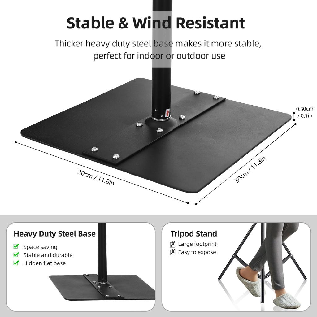 200x300cm 6.6x9.8ft Studio Photography Background Support System Heavy Duty Metal Wedding Backdrop Stand Adjustable