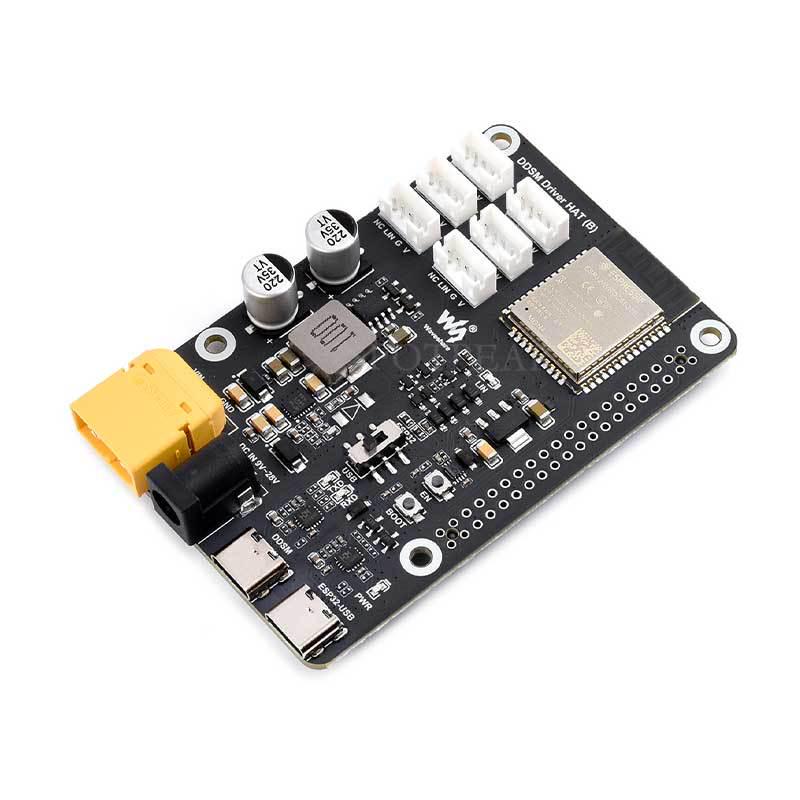 ESP32 Servo Hub Motor WiFi Board DDSM400 Compatible with Raspberry Pi