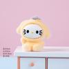 6/24PCS New product plush cartoon super cute DIY resin office home desktop decoration cultural and creative doll gift