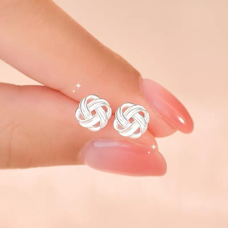 925 Sterling Silver Women's Ear Piercing Earrings - Versatile Cartilage Studs for Comfortable Sleeping