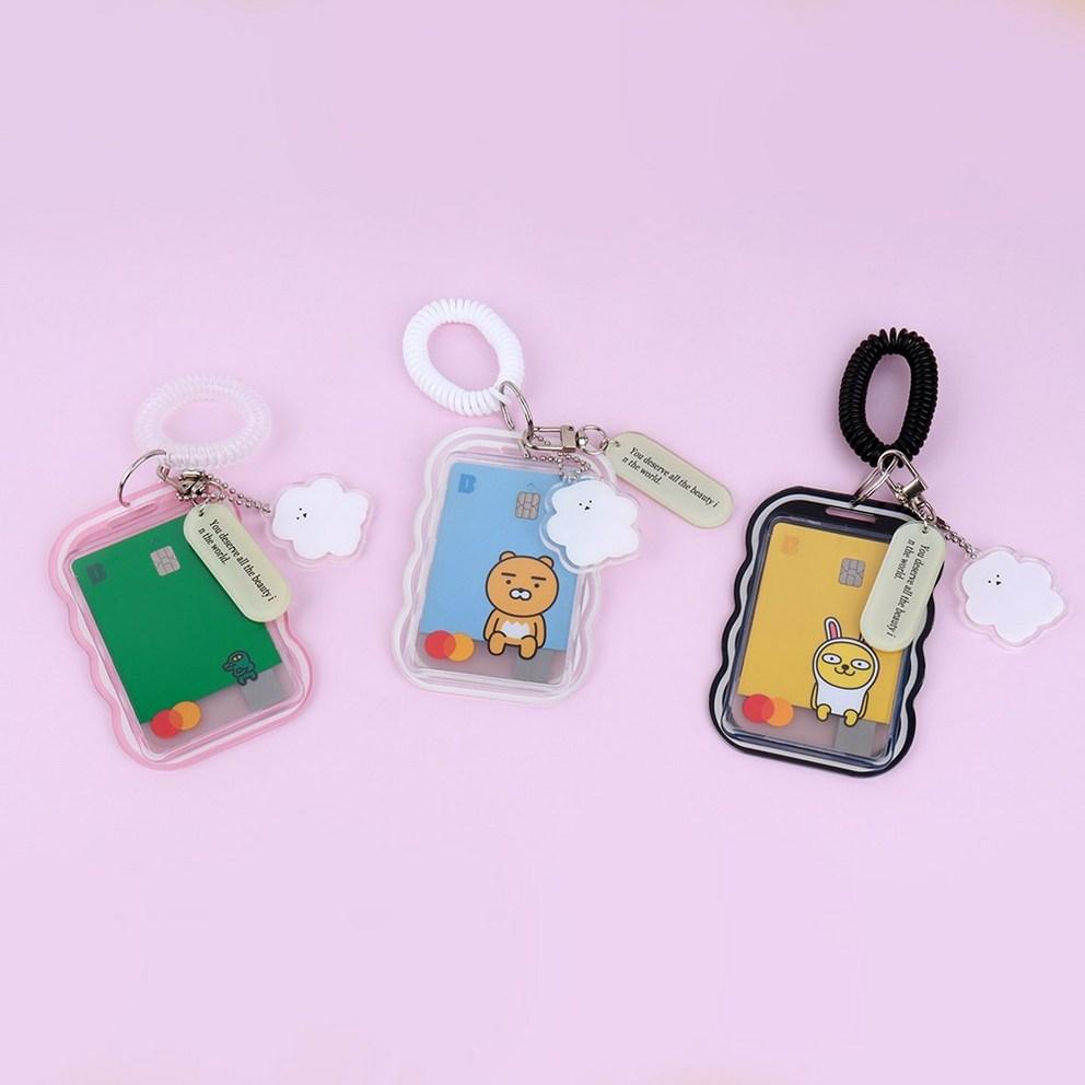 Gurumi Poka Holder Idol Top Loader Photocard Transportation Card Student ID Keychain