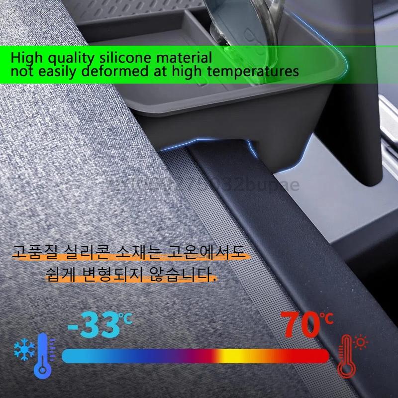 Center Console Organizer for Tesla Model Y Juniper Model 3 Dashboard Behind Screen Storage Box Sunglasses Holder Car Accessories
