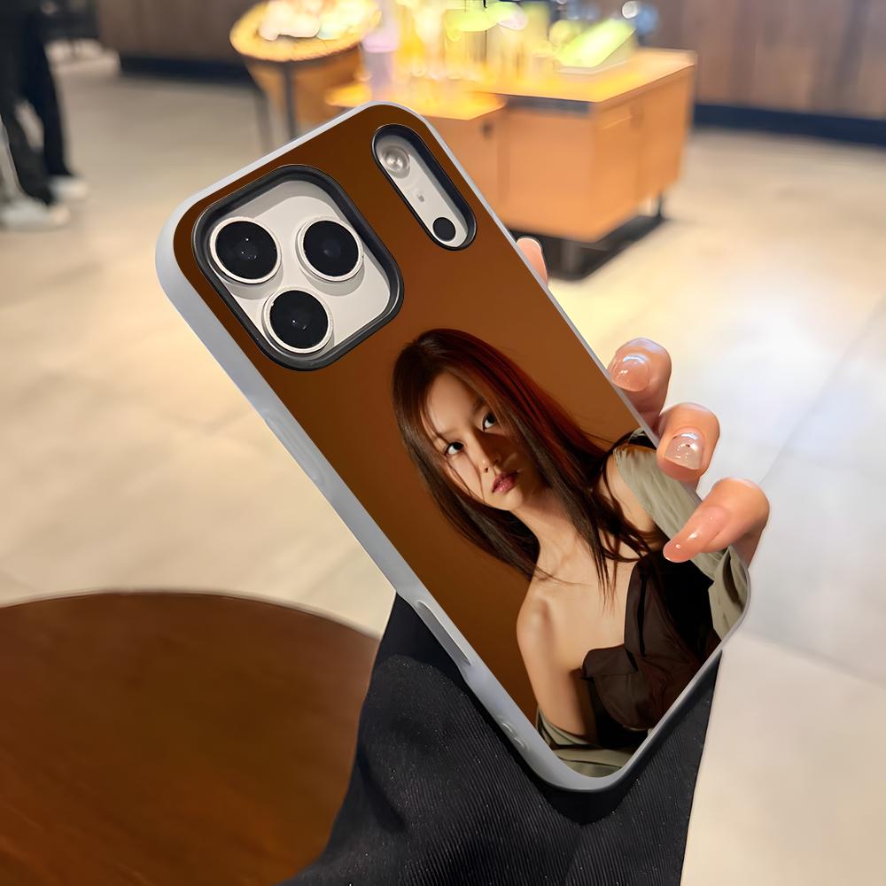 Singer L-Lee Hyeri Phone Case For IPhone 17 Air 16 E 15 14 Plus 13 12 11 Pro Max Jelly 2 In 1 Protective Case