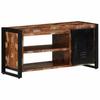Shoe Bench Multicolour 100 X 40 X 50 Cm Solid Reclaimed Wood