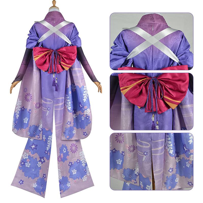 Ysir Impact Cos Costume Raiden Warrior Cosplay Game Animation Kimono Female Ei COS