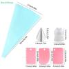 Stainless Steel Piping Nozzle Set,Cake Decorating Tools, Cream Glue Piping Nozzles,Thickened EVA Piping Bags