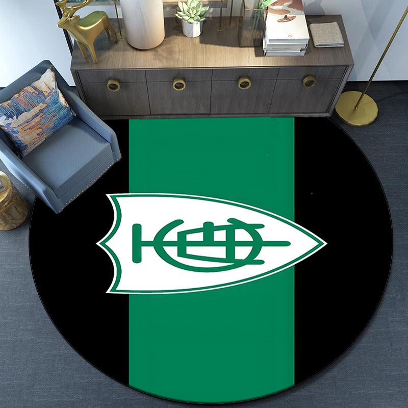 America Futebol Clube Round Rug for Livingroom,Bedroom, Palyroom, Chair Rug, Area rug, Circle Carpet, Large Size Fan Christmas gift