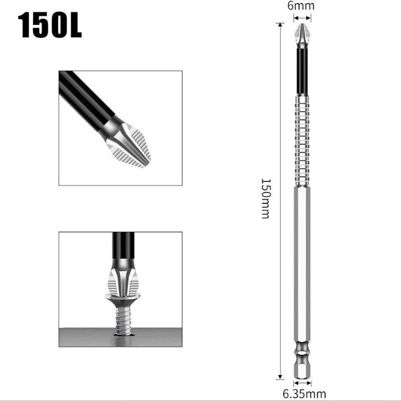 K5 Anti-slip Impact Strong Magnetic Head Screwdriver Head Drill High Hardness Cross Head High Torque Alloy Head Drill Bit