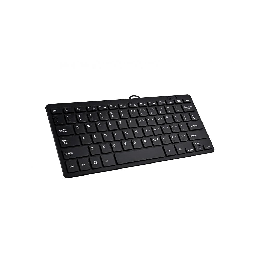 USB Mini Keyboard with Chocolate Buttons Stylish and Portable Keyboard for Desktop, Laptop Use at Home and Office