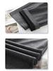 2024 Women's Bestseller Grey Wool Wide-Leg Cropped Pants for Autumn/Winter