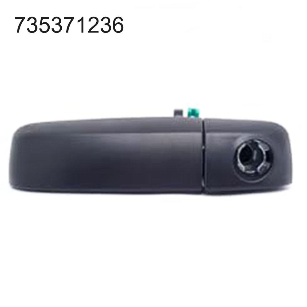 Black Car Front Left Side Door Handle Outer For Fiat- Panda 169 2003-2011 735371236 Exterior Parts Car Accessories