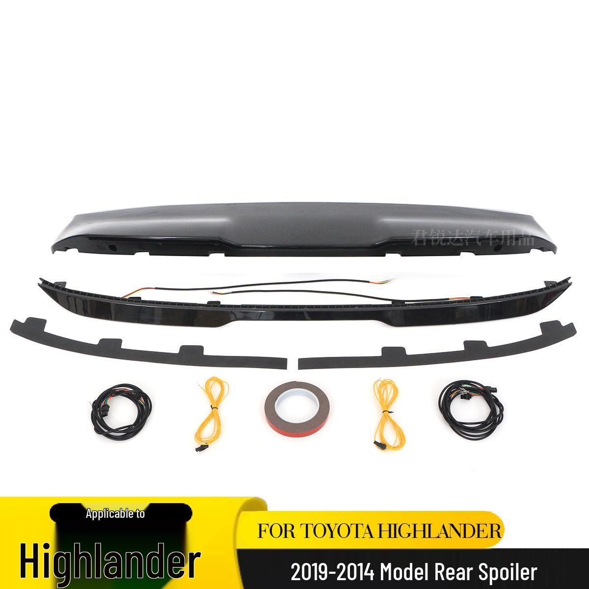 

Enhanced Rear Spoiler Wind Deflector for 2009-2014 Toyota Highlander 123