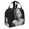 Pop Art Zlatý Warholův svačinový box Opakovaně použitelný Vodotěsný Termo chladící Jídlo Zlatá Dívka Monroe Izolovaná svačinová taška pro Ženy Pracovní tašky