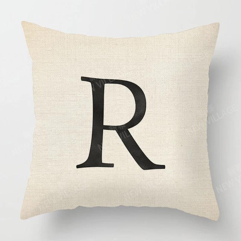 Home Living Room Fashion Letter Decoration Cushion Covers Linen Throw Pillow Covers45*45 Pillowcase 40x40cm 50x50 45x45
