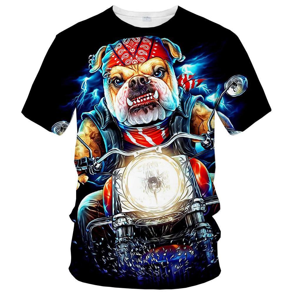 New Summer Hot Sale Dog Men's/women's Fashion Slim T-shirt 3D Print T-shirt Casual Top Kids Clothing