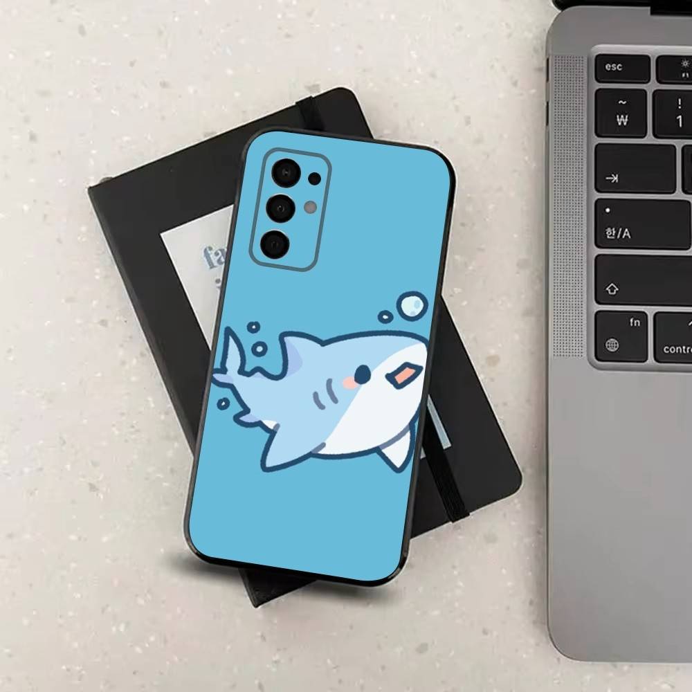 Cute S-Sharks-s Phone Case For Samsung Galaxy A73,31,32,72,41,J7,8,9,53,52,71,22,Note Soft Black Silicone Cover