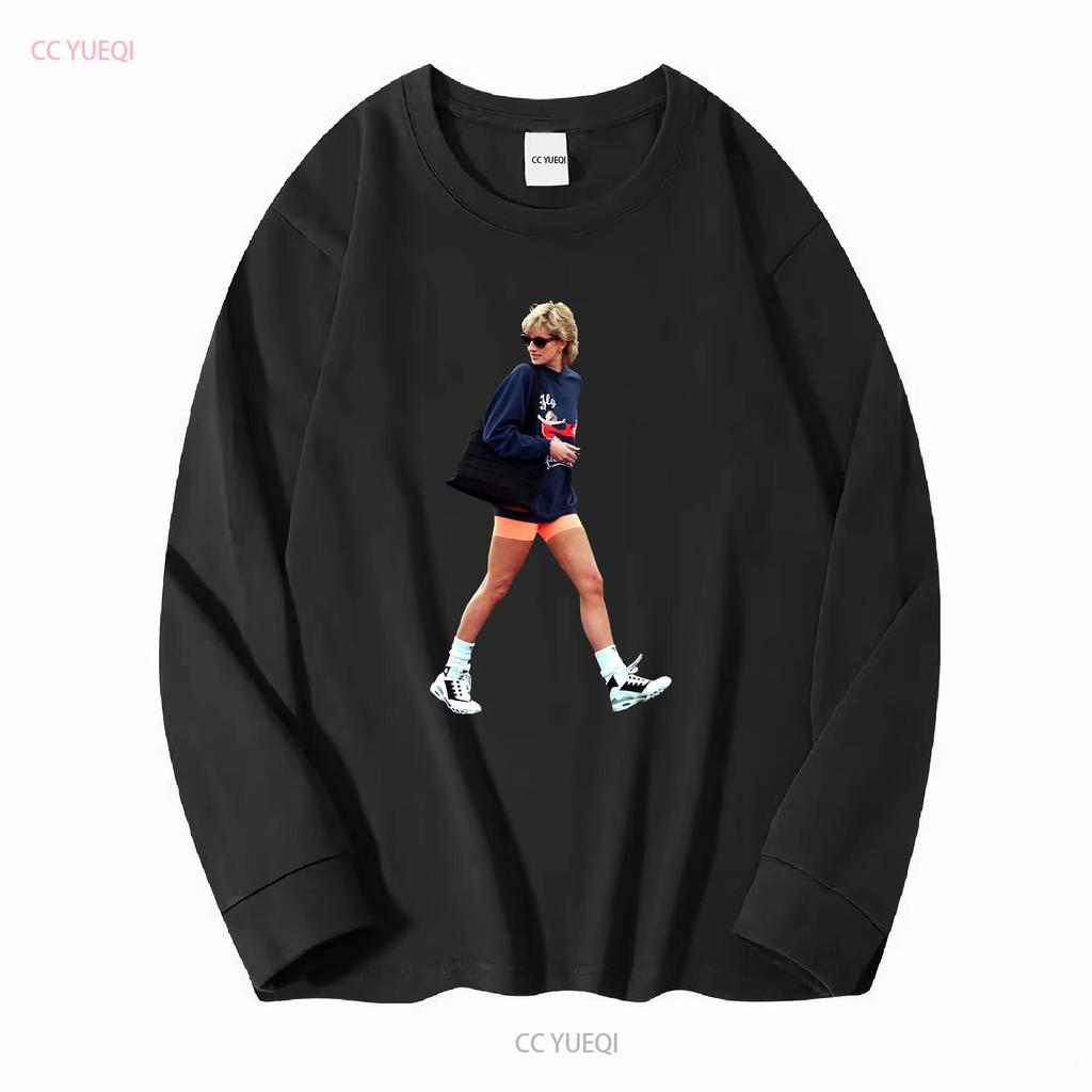 Maglietta Top Streetwear TV Sportswear Princess Diana 4049 vintage Lavata Morbida grafica streetwear Elastica Comoda