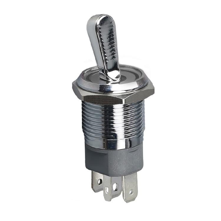 Sturdy Metal Two Position Toggle Switches With LED Light Designs for CustomES Electronics And Model Making Supplies