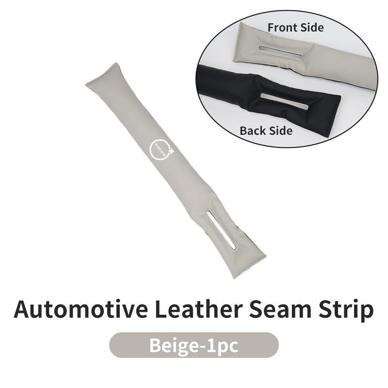 Automotive Two-tone Leather Seam Strip Leak-Proof Auto Seat Gap Plug For Volvo XC60 S60 XC90 V90 V50 S90 S80 S70 XC70 Polestar