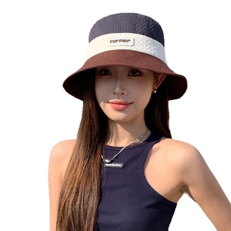 New Korean Version of Ins Versatile Face Showing Small Basin Hat Summer UV Fisherman Hat Women Quick Drying Mountaineering Hat