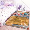 1PC Pokémon Cards Greninja Print Rug Carpet for Living Room Children Bedroom Mat Sofa Doormat Floor Rug Home Decor Anti Slip Mat